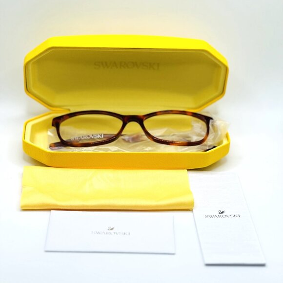 NEW SWAROVSKI SK5412 052 Dark Havana Women Eyeglasses 54mm 15 140 main image 8